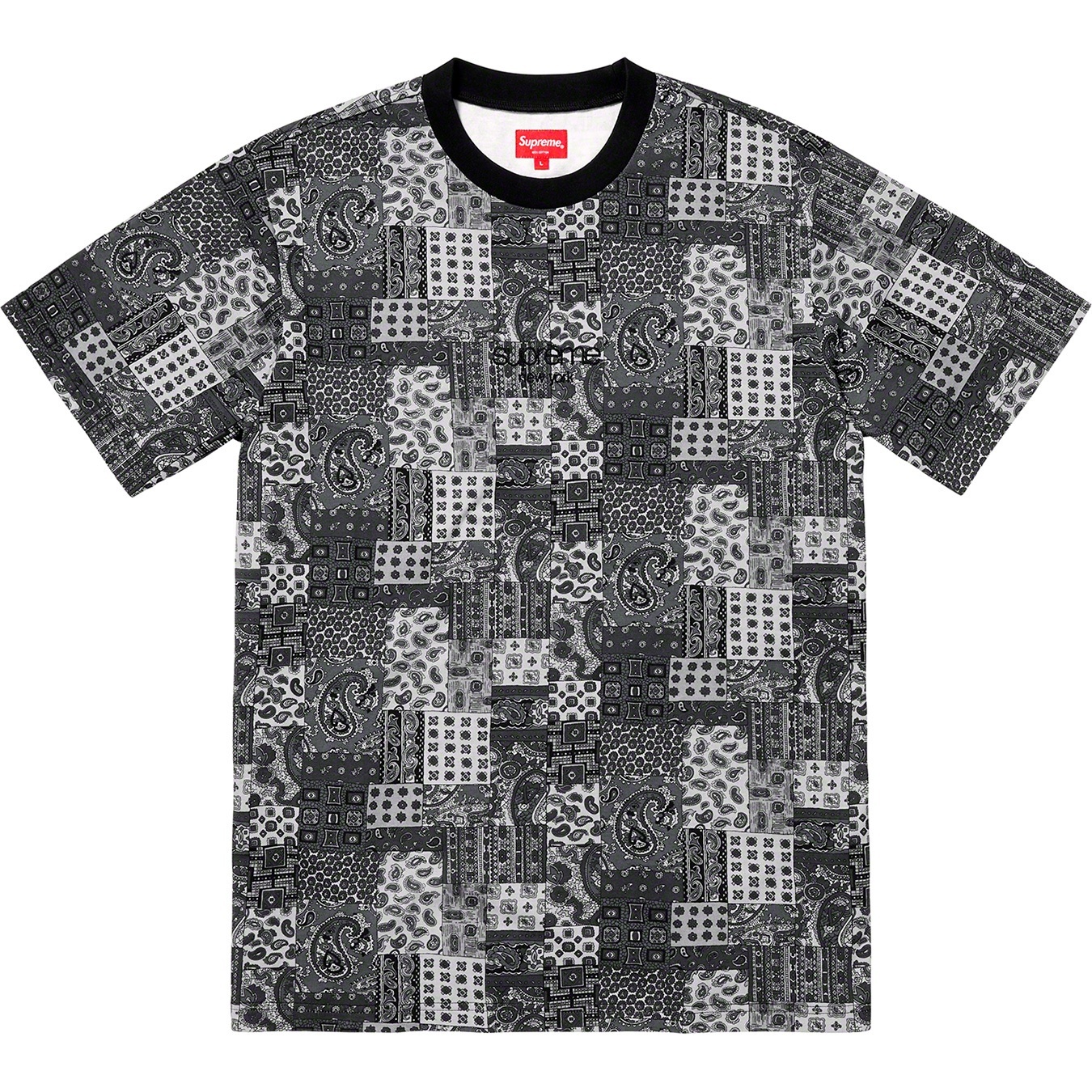 Patchwork Paisley S/S Top view 5